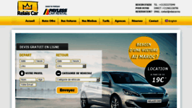 What Relaiscar.ma website looked like in 2017 (7 years ago)