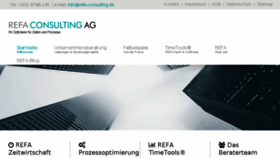 What Refa-consulting.de website looked like in 2017 (7 years ago)