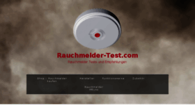What Rauchmelder-test.com website looked like in 2017 (7 years ago)