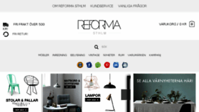 What Reformasthlm.se website looked like in 2017 (7 years ago)