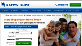 What Ratewinner.com website looked like in 2017 (7 years ago)