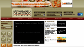 What Restaurantesdemexico.com.mx website looked like in 2017 (6 years ago)