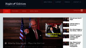 What Rightedition.com website looked like in 2017 (8 years ago)