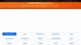 What Rekenspelletjes.nu website looked like in 2017 (6 years ago)