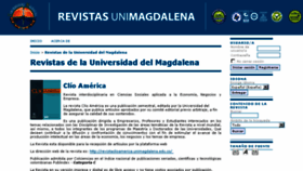 What Revistas.unimagdalena.edu.co website looked like in 2017 (7 years ago)