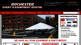 What Rochesterrental.com website looked like in 2017 (7 years ago)