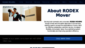 What Rodexmovers.com website looked like in 2017 (7 years ago)