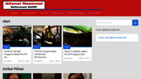 What Reformasikuhp.org website looked like in 2017 (7 years ago)
