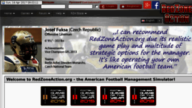 What Redzoneaction.org website looked like in 2017 (7 years ago)