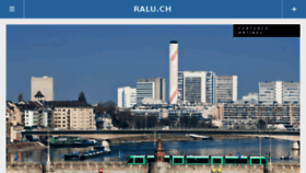What Ralu.ch website looked like in 2017 (7 years ago)