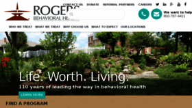 What Rogershospital.org website looked like in 2017 (6 years ago)