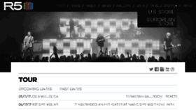 What R5rocks.com website looked like in 2017 (6 years ago)