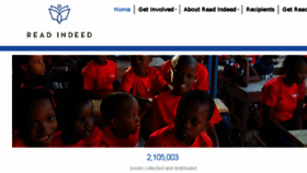 What Readindeed.org website looked like in 2017 (6 years ago)