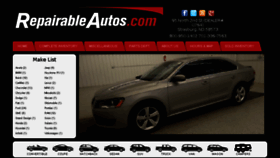 What Repairableautos.com website looked like in 2017 (6 years ago)