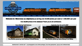 What Railpictures.ca website looked like in 2017 (9 years ago)