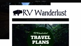 What Rvwanderlust.com website looked like in 2017 (7 years ago)
