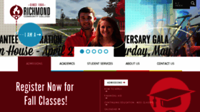 What Richmondcc.edu website looked like in 2017 (7 years ago)
