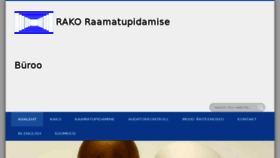 What Rako.ee website looked like in 2017 (6 years ago)