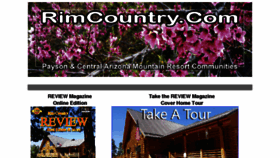 What Rimcountry.com website looked like in 2017 (6 years ago)