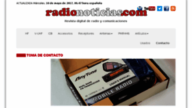 What Radionoticias.com website looked like in 2017 (6 years ago)