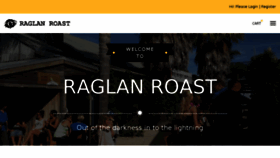 What Raglanroast.co.nz website looked like in 2017 (7 years ago)