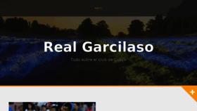 What Realgarcilaso.pe website looked like in 2017 (7 years ago)