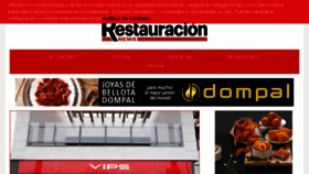 What Restauracionnews.com website looked like in 2017 (7 years ago)