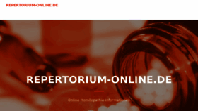 What Repertorium-online.de website looked like in 2017 (6 years ago)