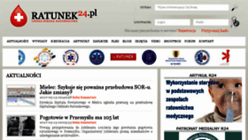 What Ratunek24.pl website looked like in 2017 (6 years ago)