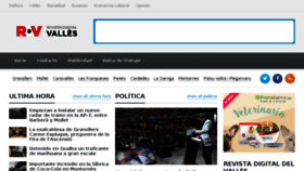 What Revistadelvalles.es website looked like in 2017 (7 years ago)
