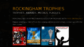 What Rockinghamtrophies.co.uk website looked like in 2017 (7 years ago)