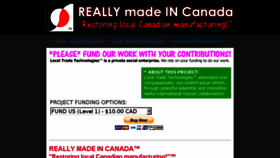 What Reallymadeincanada.info website looked like in 2017 (6 years ago)