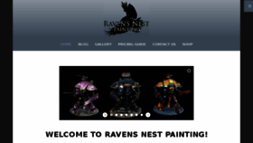 What Ravensnestpainting.com website looked like in 2017 (7 years ago)