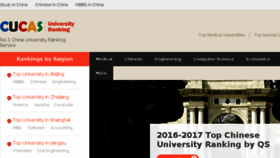 What Ranking.cucas.edu.cn website looked like in 2017 (6 years ago)