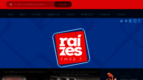 What Raizesfm.com.br website looked like in 2017 (6 years ago)