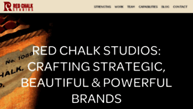 What Redchalkstudios.com website looked like in 2017 (6 years ago)