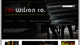 What Rmwilson.com website looked like in 2017 (7 years ago)