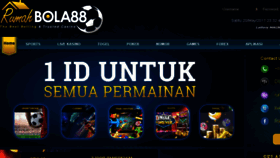 What Rumahbola88.com website looked like in 2017 (6 years ago)