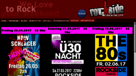 What Rockside.de website looked like in 2017 (6 years ago)
