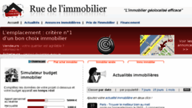 What Ruedelimmobilier.com website looked like in 2017 (6 years ago)