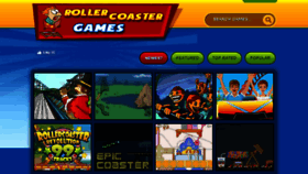 What Rollercoastergamesonline.com website looked like in 2017 (6 years ago)