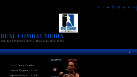 What Realcombatmedia.com website looked like in 2017 (6 years ago)