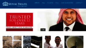 What Royaltraveltexas.com website looked like in 2017 (7 years ago)