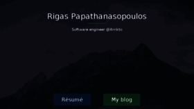 What Rigaspapas.com website looked like in 2017 (6 years ago)