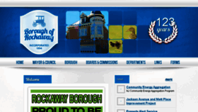 What Rockawayborough.org website looked like in 2017 (7 years ago)