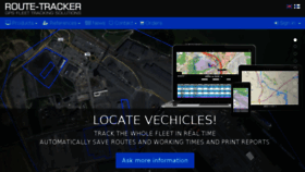 What Route-tracker.com website looked like in 2017 (6 years ago)