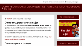 What Recuperaraunamujer.com website looked like in 2017 (6 years ago)