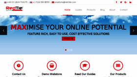 What Red-tie.com website looked like in 2017 (6 years ago)
