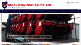 What Regalindialogistics.com website looked like in 2017 (6 years ago)