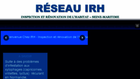 What Reseau-irh.com website looked like in 2017 (8 years ago)
